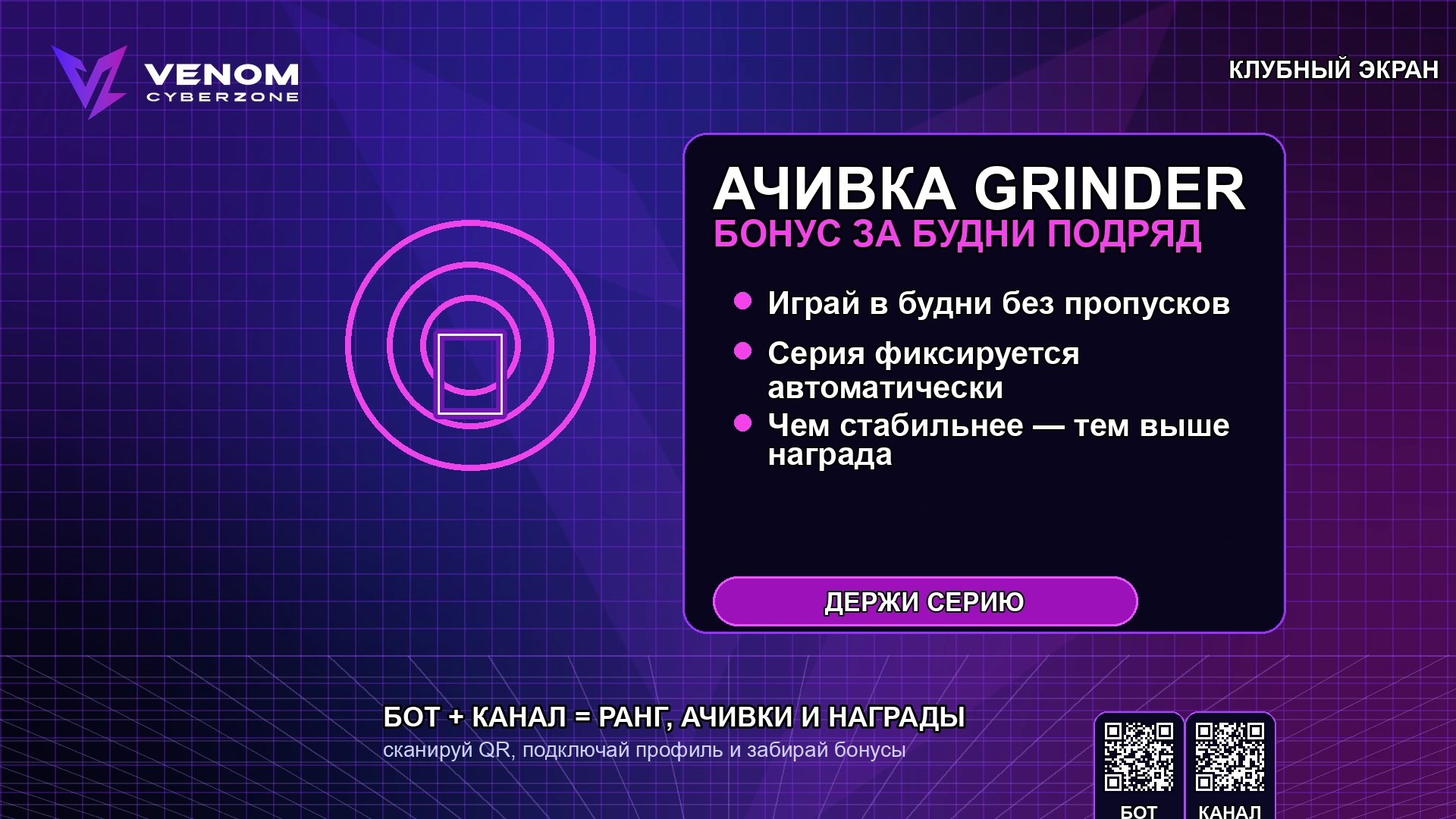 ⚙️ Ачивка GRINDER